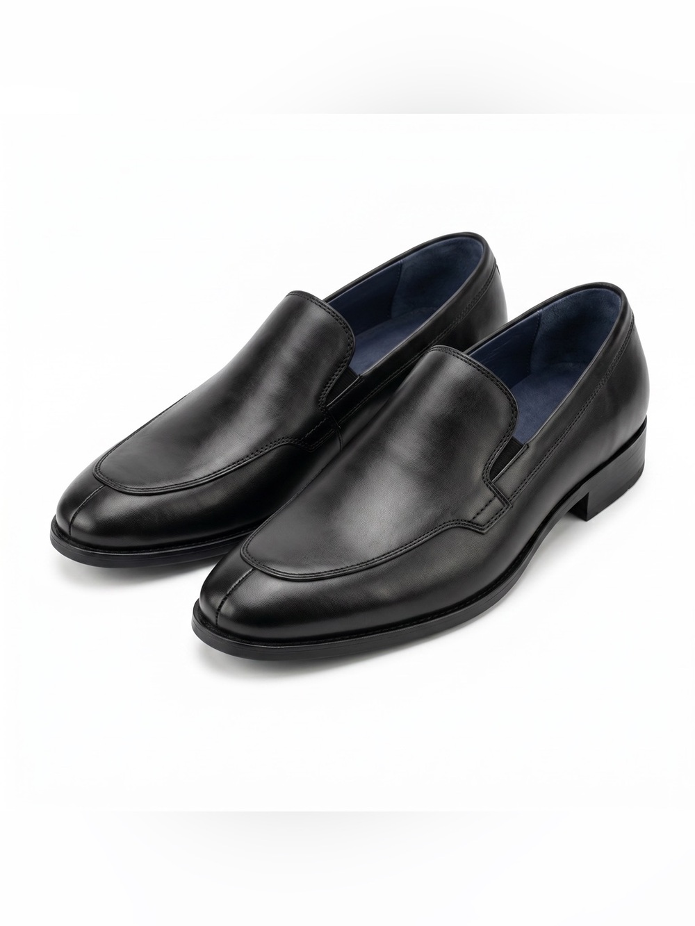 Cole Haan Classic Black Leather Slip-On Dress Loafers Size 8